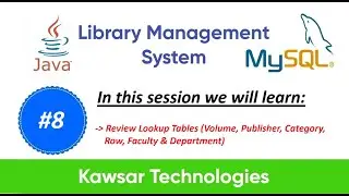 Part 8 —  Library Management System in Java Swing | Review Lookup Tables