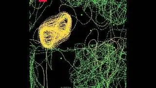 Complex Agent-Environment Interaction: Strange Attractor-like behaviour