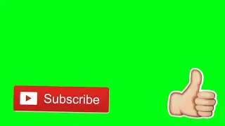 Subscribe And Like Button Animation | Green Screen