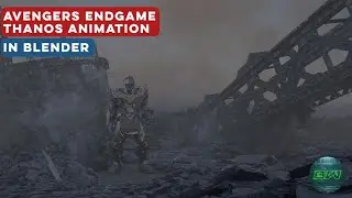AVENGERS ENDGAME THANOS ANIMATION SCENE | MADE IN BLENDER