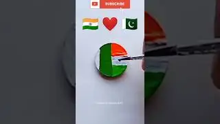 Indian flag drawing on 2 rs. coin 🇮🇳🇵🇰 #shorts #virel #namratart #art #indian #india #virelshorts