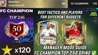120 🌟 4231 MANAGER MODE TACTIC GUIDE TO FIFA CHAMPION FC MOBILE 26 & BEST PLAYER FOR ALL BUDGET