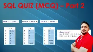 SQL Query Multiple Choice Question with Answer | SQL Quiz Part 2