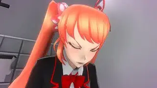 Osana and Raibaru Play Battleshits - Yandere Simulator (Pose Mode)
