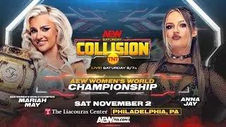 WWE 2K24 Mariah May Vs. Anna Jay | AEW Women’s World Championship | AEW Collision 11/2/24