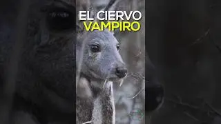 El CIERVO VAMPIRO EXISTE 🦌🦇. #animales #curiosidades #ciervo #venado #animalesincreibles