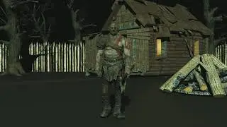Kratos 3d model animation | CInema 4D and mixamo | Free Model and mocap