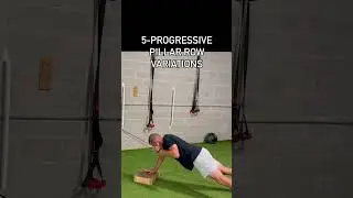5-Band Pillar Row Progressions #backworkout
