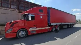 Вольво ВНЛ 670 Рейс Черкесск-Москва готовлю Эскалоп с Картошкой на ужин🤤