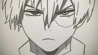 How to draw Shoto Todoroki / Comment dessiner Shoto Todoroki