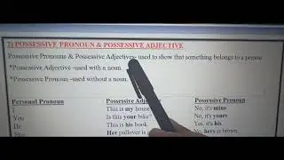 Grade - 5 Pronouns