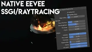 Native SSGI / Raytracing in Eevee - Eevee Raytracing in Blender 2.93
