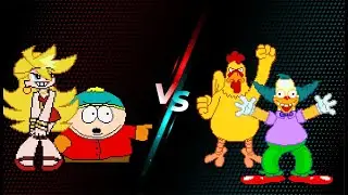Mugen Match Ups 246 - Cartman & Panty vs. Krusty & Chicken