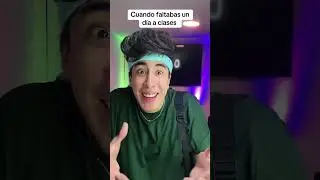 Cuando faltas un día a clases y de todo pasa 🥺