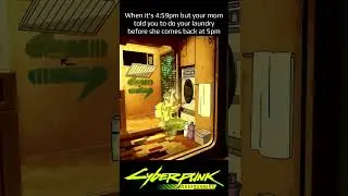 David doing Laundry | Watch Edgerunners #shorts #cyberpunkedgerunners #cyberpunk2077