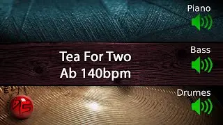Jazz Backing Track / Tea For Two