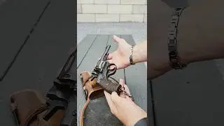 Стрельба из боевого револьвера системы Наган. Nagant M1895