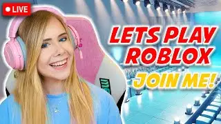 LIVE!! COME PLAY ROBLOX WITH ME AND MY SIS!!