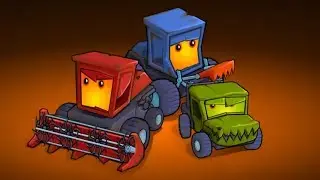 Мультик ИГРА для детей про МАШИНКИ серия [1]   МАШИНКА ест МАШИНКУ Car Eats Car 3