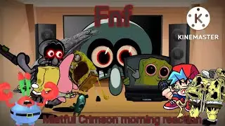 Fnf react to the Mistful Crimson morning mod! (Gacha club)
