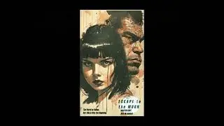 Escape to the Moon - Living Film Poster (Animated AI Concept Art)