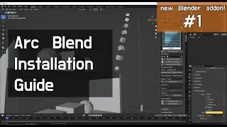 Arc Blend Addon Installation Guide! #blender #arcblend
