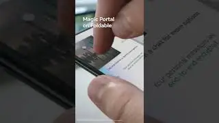 Magic Portal on Foldable make your life simpler