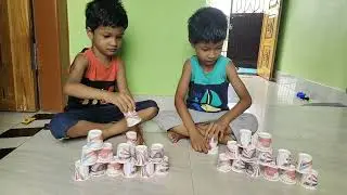 play with paper cups#short #sanasdanceandlife