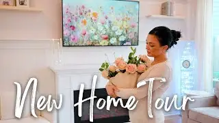 NEW✨HOME TOUR 2024! GETTING OUR HOME SETUP AND FEELING CUTE🤍