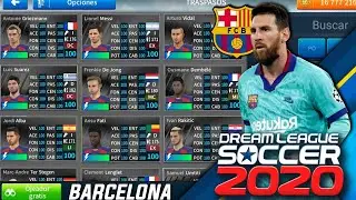 PLANTILLA FC BARCELONA AL 100 Y NORMAL PARA DREAM LEAGUE SOCCER 2020 MÁS MONEDAS INFINITAS ANSU FATI