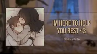 Your roommate comforts you to sleep in her arms [sleep aid] [soft talk]