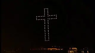 CollMot Szent István napi drónos fénybemutató, 2022