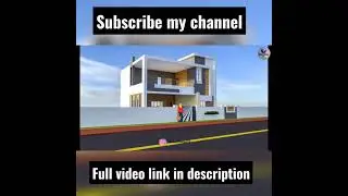 SKETCHUP IT | House Exterior Design Sketchup pro 2021+V-Ray 5 render | Sketchup tutorial 
