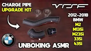 VRSF Charge Pipe Upgrade Kit | Unboxing ASMR | 2012-2018 BMW M2 M135i M235i 335i 435i XI F20 F30 N55