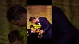 Ronaldo Jr. first Ballon D'or in front of them🥶