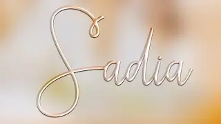 Make embosed glass font By {Sadia editx}