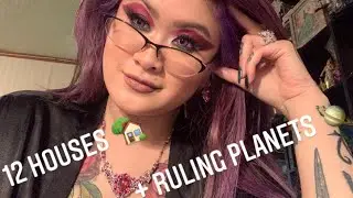 The 12 Houses and Ruling Planets in a Natal Birth Chart