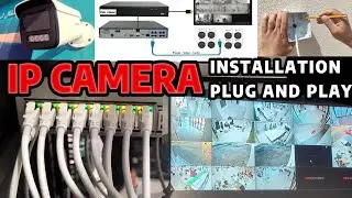 CCTV Camera SYSTEM Installation Out Door How To Install A Hikvision dahua IP camera 