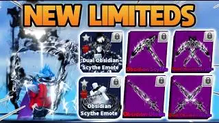 NEW OBSIDIAN PACK SHOWCASE!! In Roblox Blade Ball