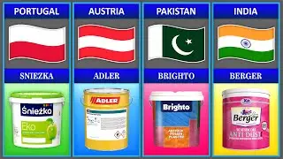 Paint Brands From Different Countries