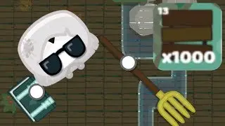 Starve.io - PUTTING 1000 ROOFS IN VAMPIRE MODE