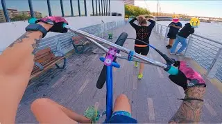 Wheelies on my SE Bikes 29 inch BMX in Tampa Florida - Bike Check - Peg Wheelies Swerves