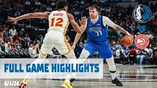 Luka Doncic (25 points) Highlights vs. Atlanta Hawks | 4/4/24