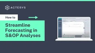 Leveraging Acterys Power BI Visuals to Streamline Forecasting in S&OP Analyses | Acterys Use Case