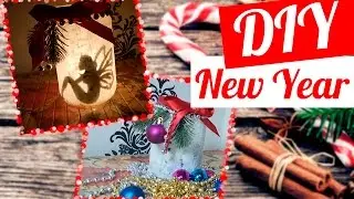 Новогодний DIY| Подсвечник из банки