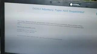 حل مشكله في لاب توب اتش بي Memory Type Not Supported