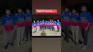 HighBit Games || Cricket Tournament 🏏 || Model Town || Dev Muhammad Hashmi || Unity Game Developer