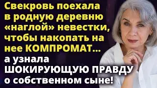 Свекровь поехала в родную деревню невестки, чтобы накопать на нее КОМПРОМАТ...Истории любви до слез