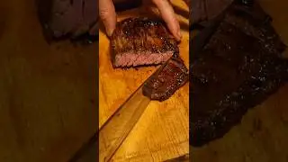 Стейк МАЧЕТЕ на ДВУХ грилях по технологии обратной обжарки ( reverse sear )