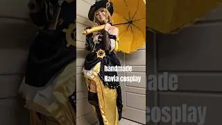 Navia cosplay! handmade and self-drafted || Genshin Impact Cosplay #genshinimpact